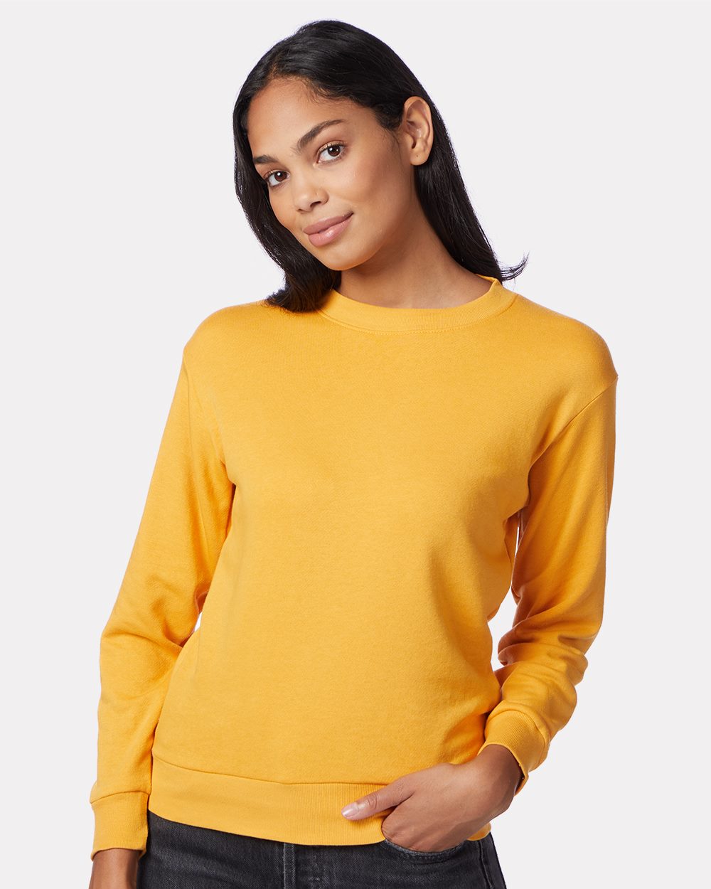 Alternative, Alternative Women's Eco-Washed Terry Throwback Pullover