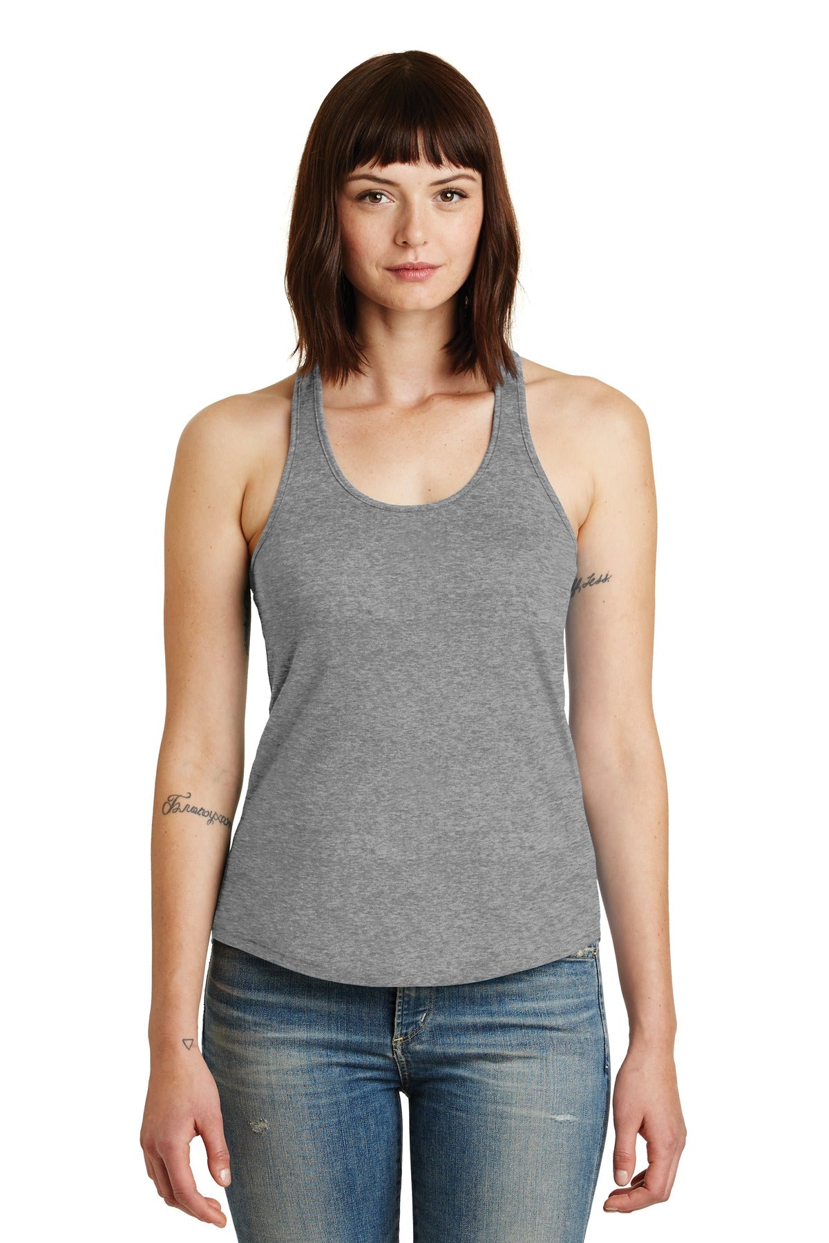 Alternative, Alternative Women's Shirttail Satin Jersey Tank. AA4031