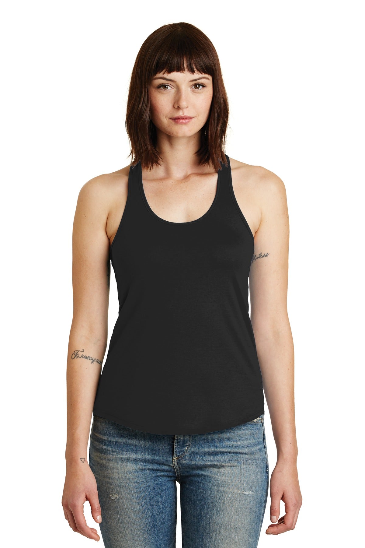 Alternative, Alternative Women's Shirttail Satin Jersey Tank. AA4031