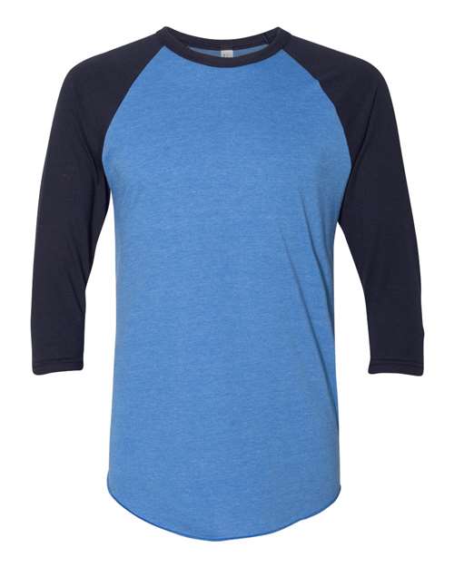 American Apparel, American Apparel Men's  Poly-Cotton 3/4-Sleeve Raglan T-Shirt