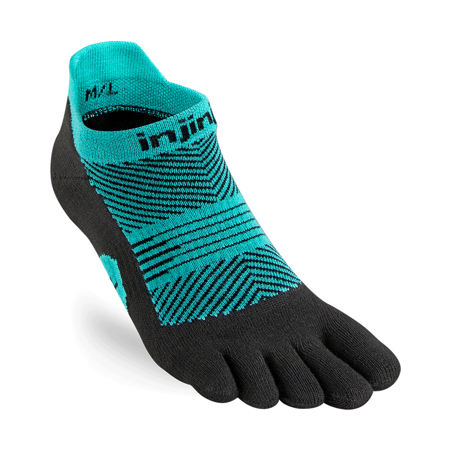 Injinji, Women's Run Lightweight No Show Coolmax Socks - Jewel